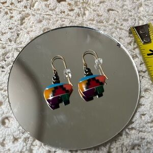 Colorful Geometric Earrings